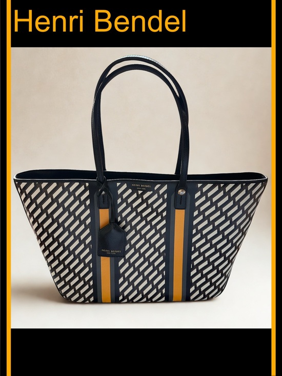 henri bendel Handbags - 🌞Authentic Rare Henri Bendel Brown & Golden Patterned Tote / Handbag
